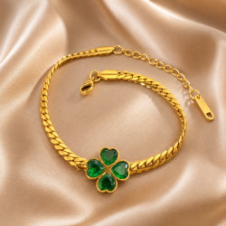 Pulsera Amélie Laminado en Oro | Zyanya Dorée