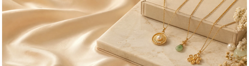 Collares laminados en oro | Zyanya Dorée