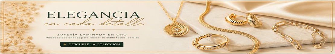 Elegancia en cada detalle - Joyería laminada en oro para acompañarte siempre